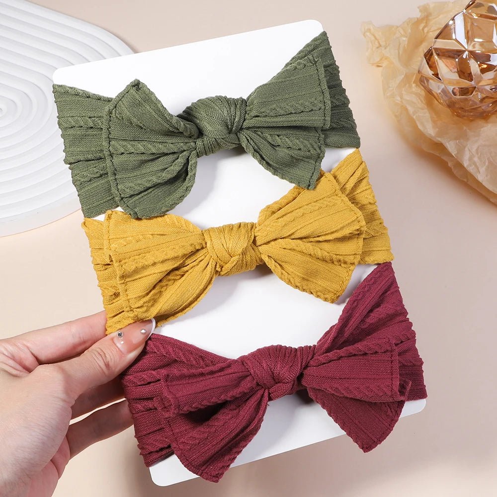 3 Piece Cable Knit Headbands