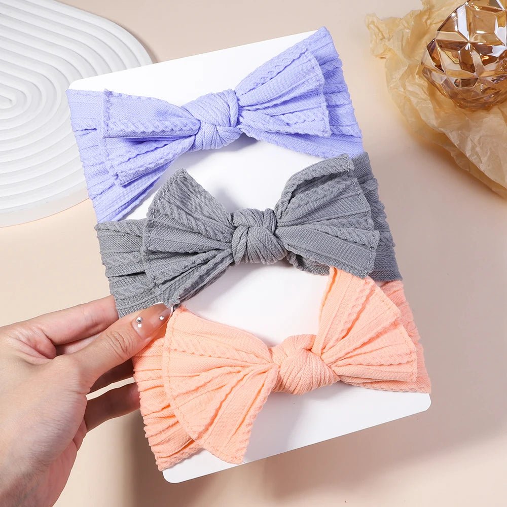 3 Piece Cable Knit Headbands