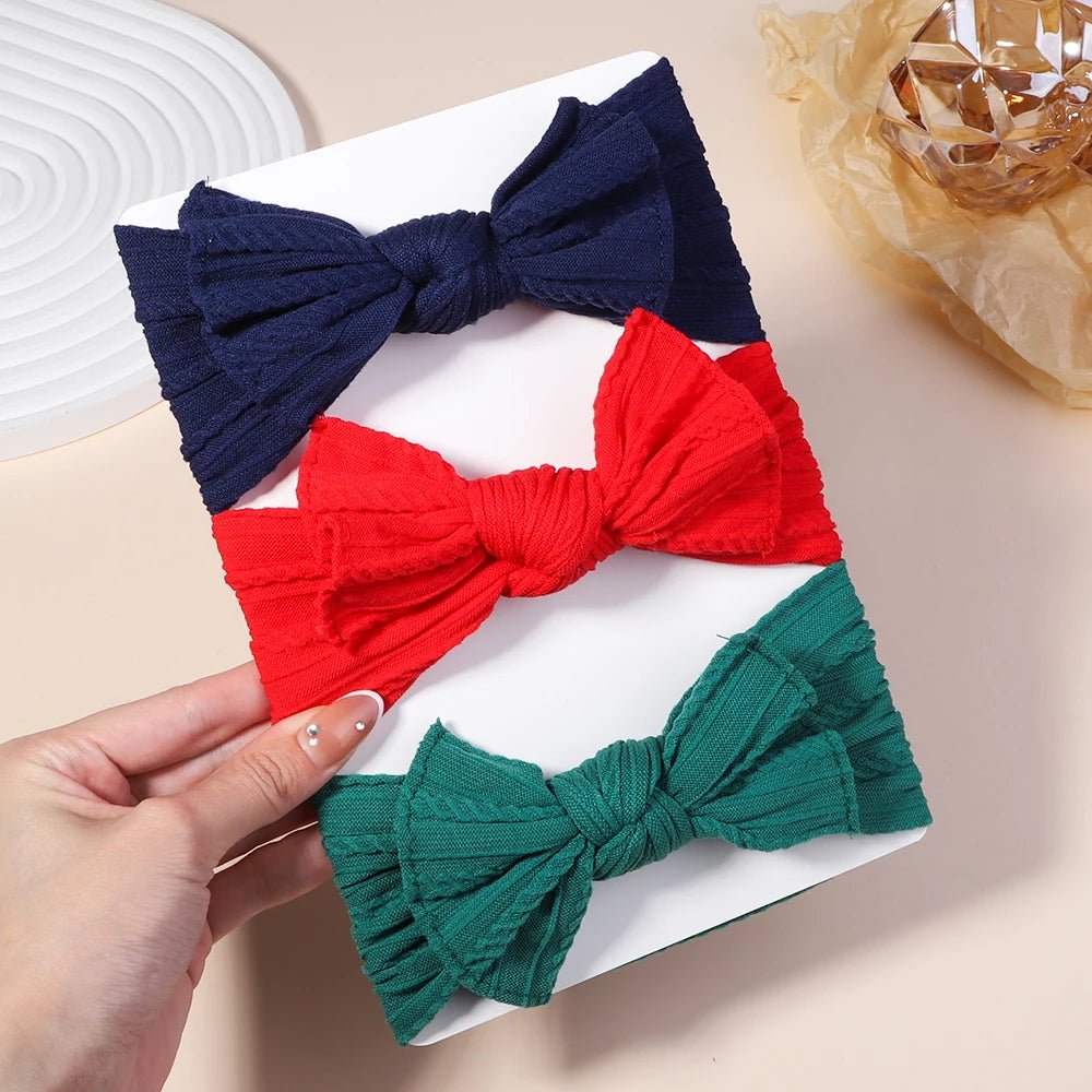 3 Piece Cable Knit Headbands
