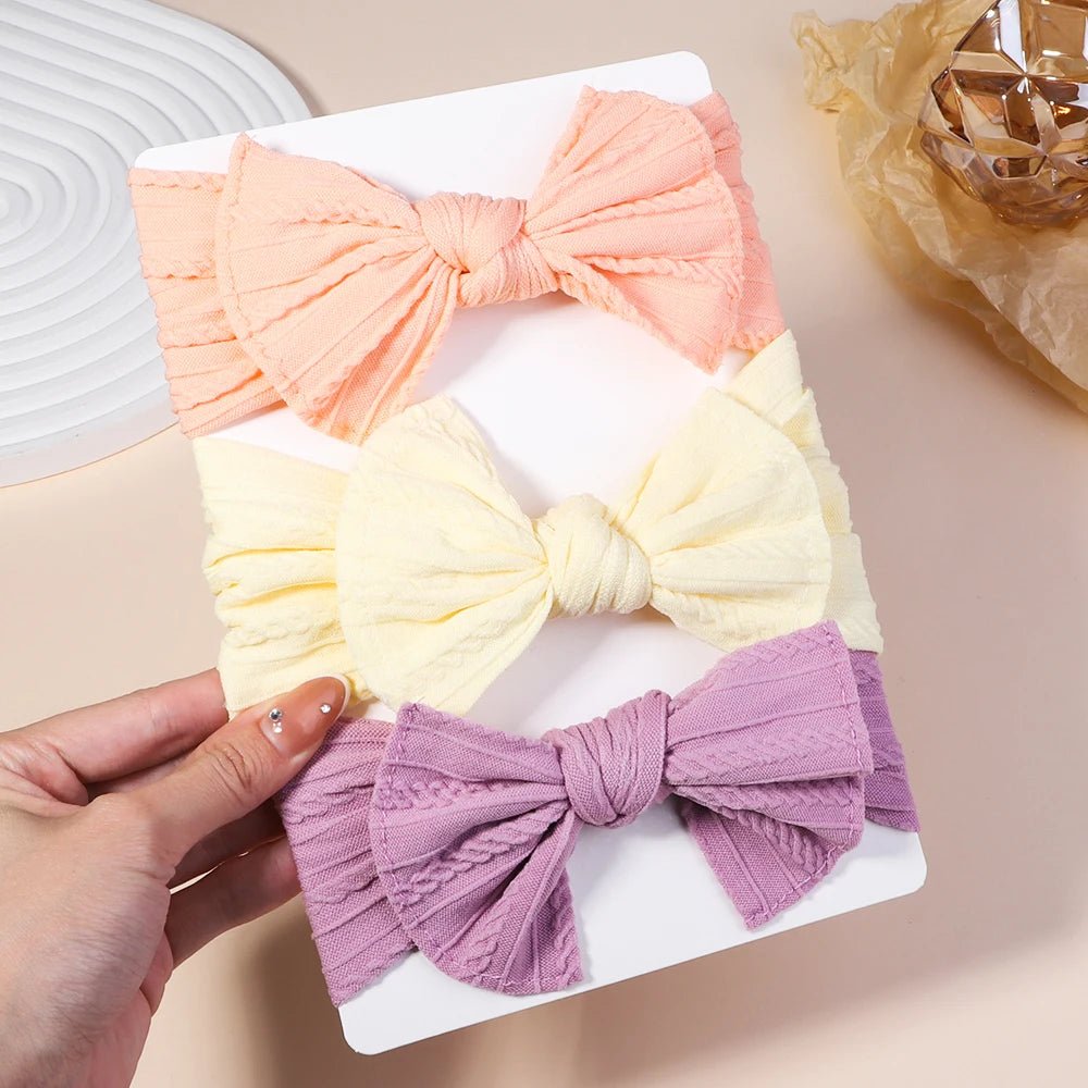 3 Piece Cable Knit Headbands