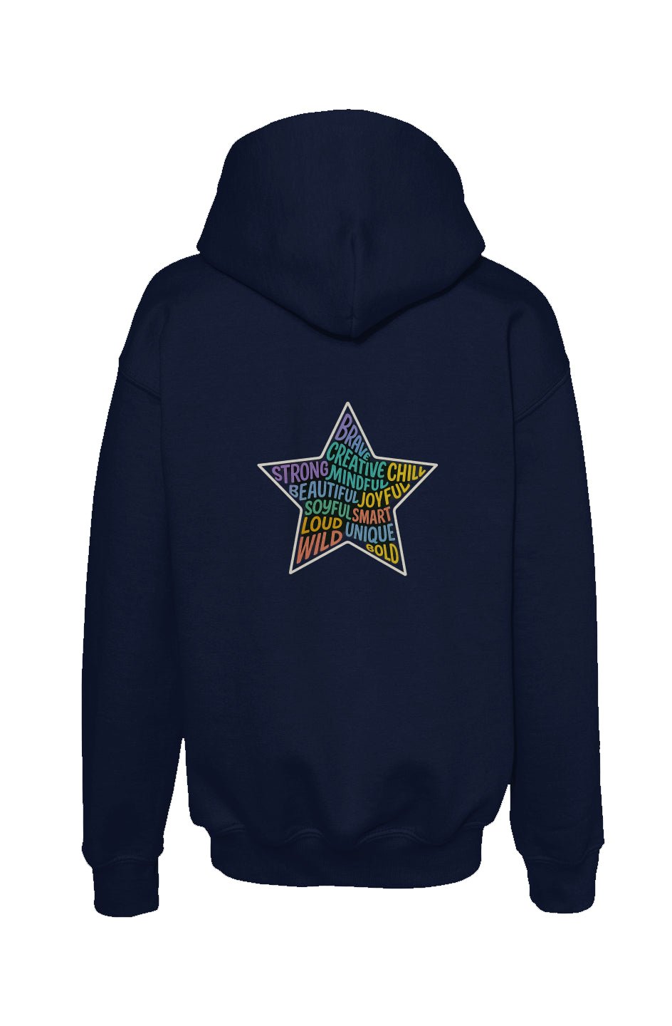 Affirmation Star Hoodie – Youth Graphic Pullover
