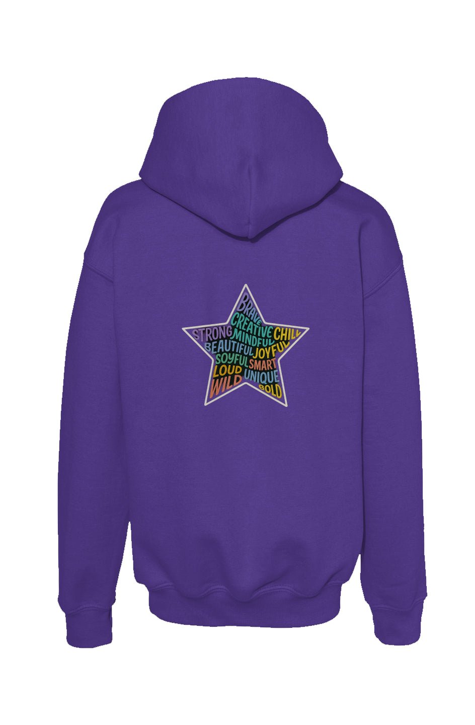 Affirmation Star Hoodie – Youth Graphic Pullover