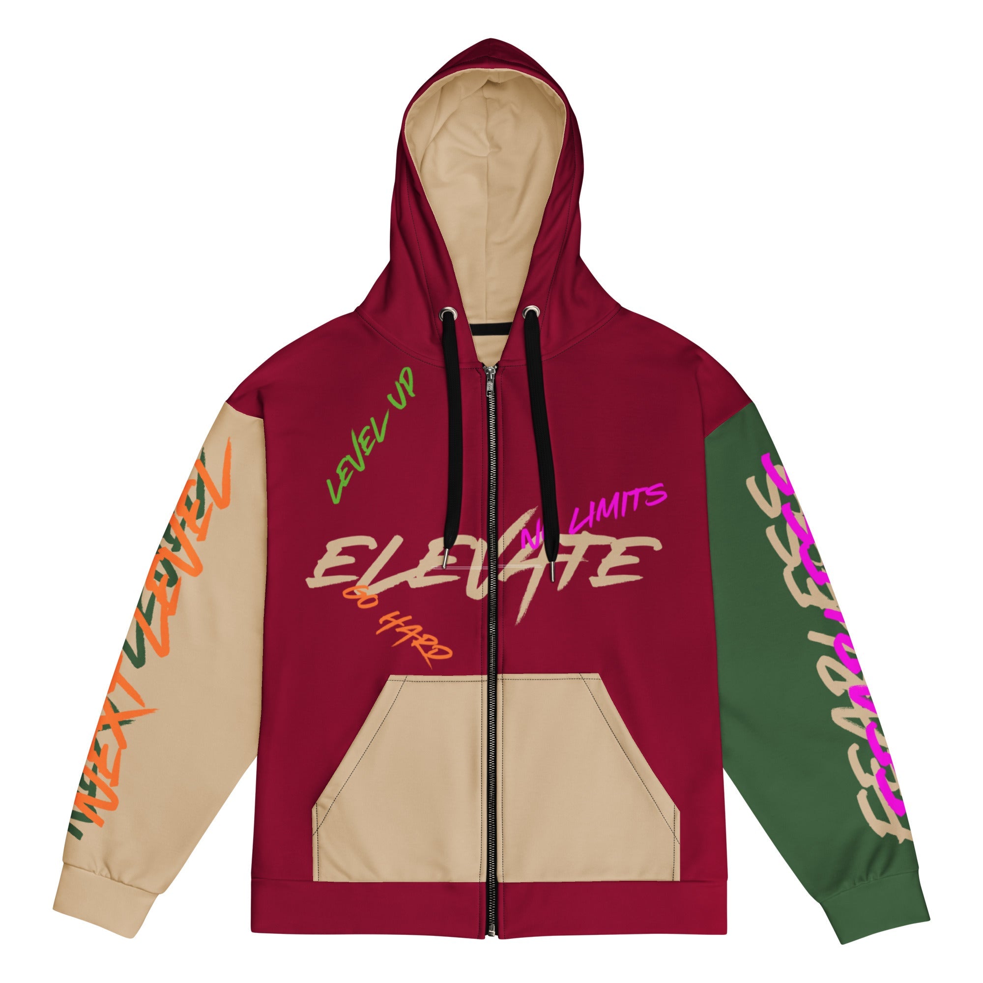 ELEVATE Graffiti Zip Hoodie