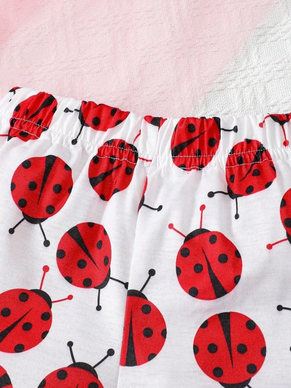 Girls Ladybug Top, Shorts & Headband Set – Little Lady