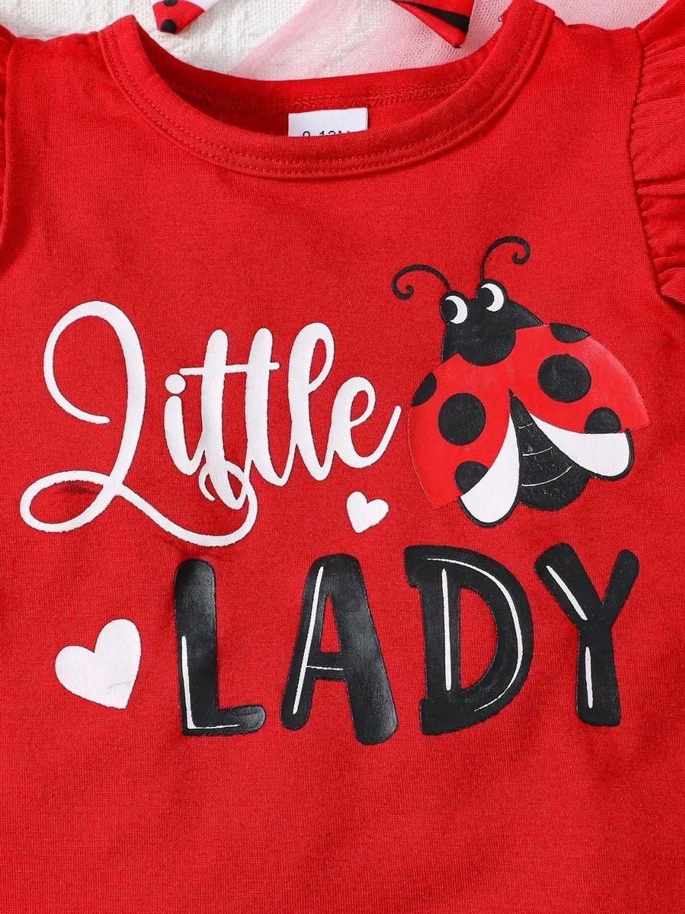 Girls Ladybug Top, Shorts & Headband Set – Little Lady