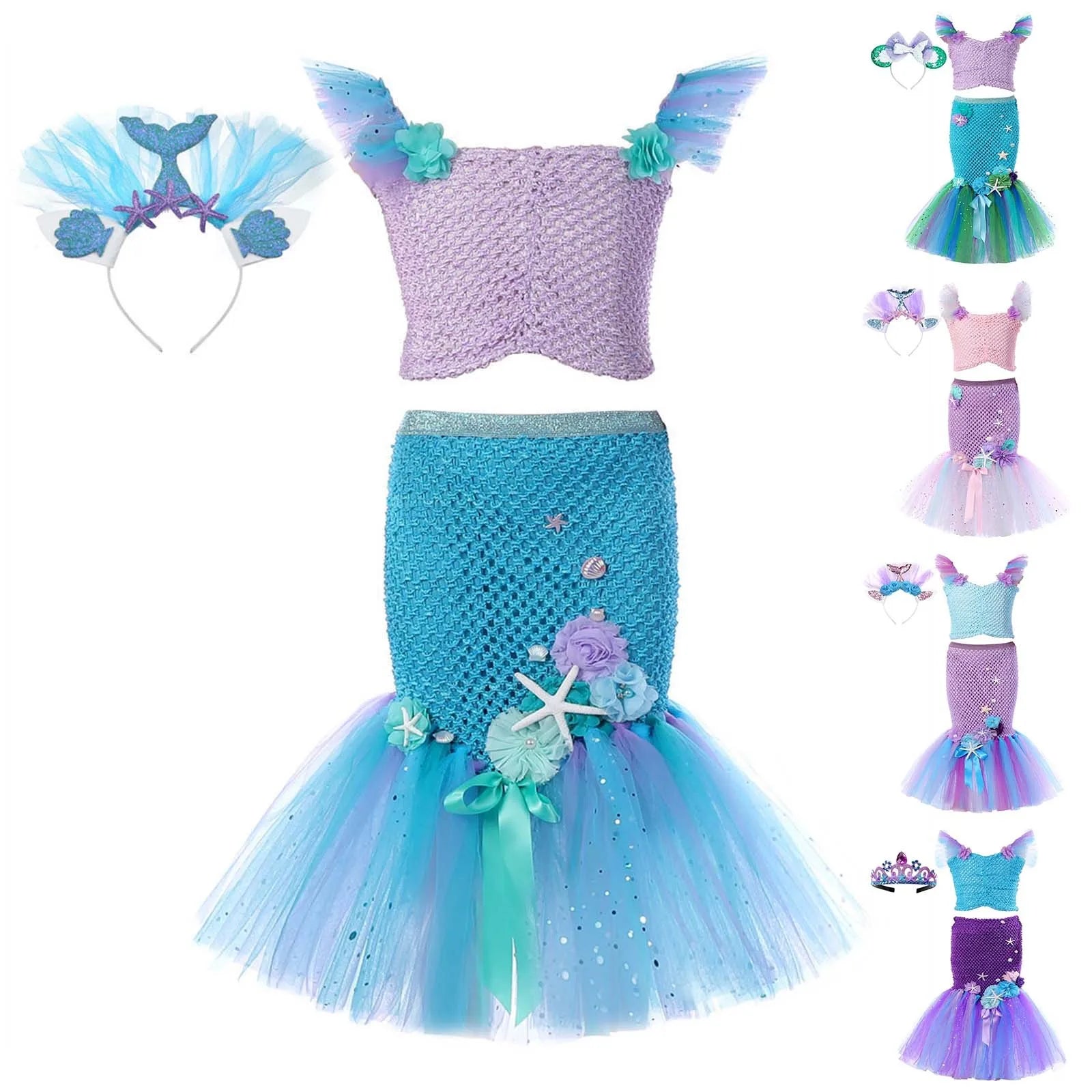 Girls Mermaid Costume