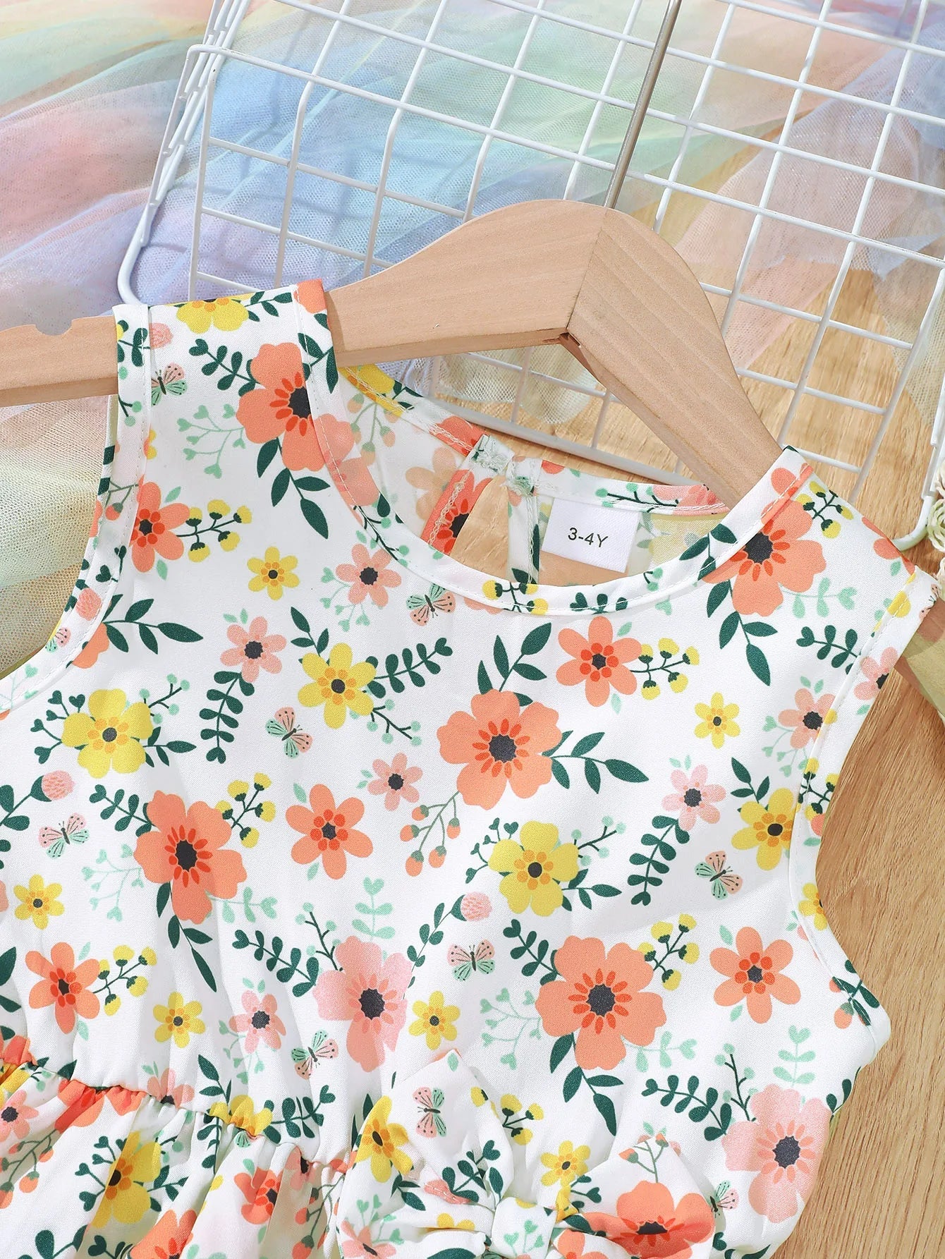 Girls Summer Floral Set