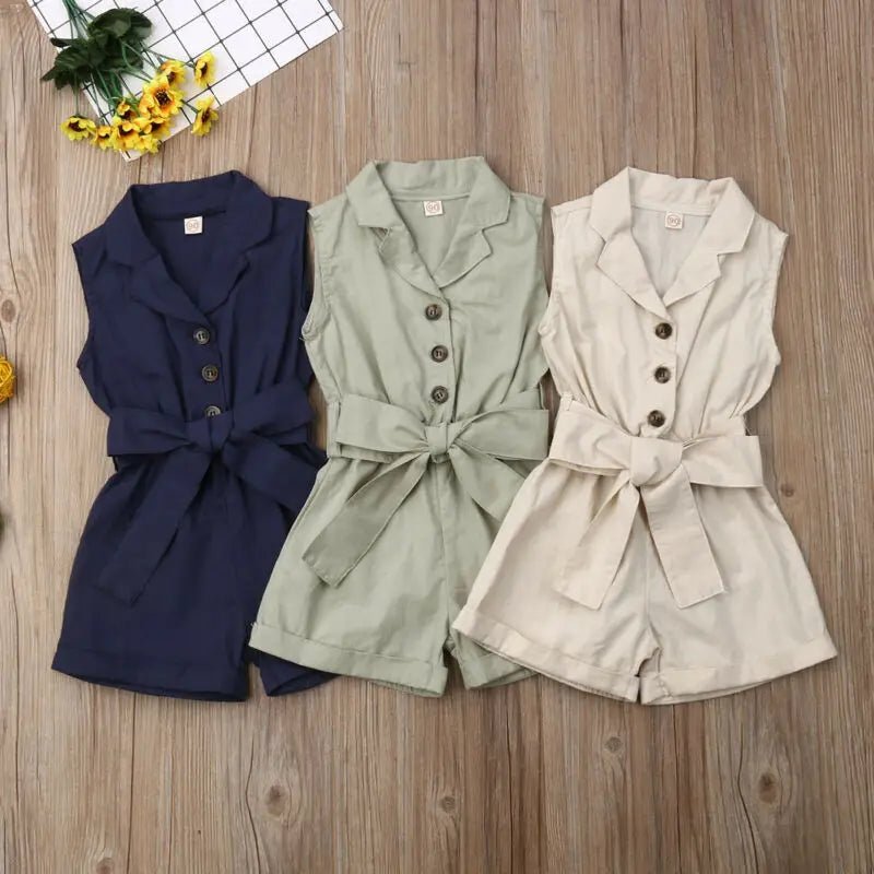 Girls Summer Romper