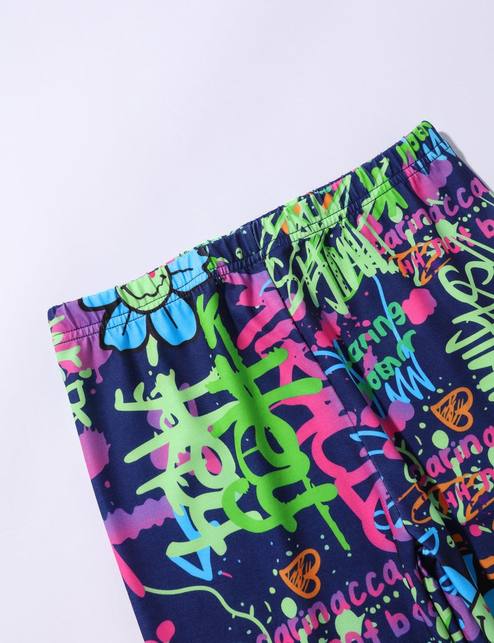 Girls Sweetie Print Top & Tie Dye Pants 2-Piece Set