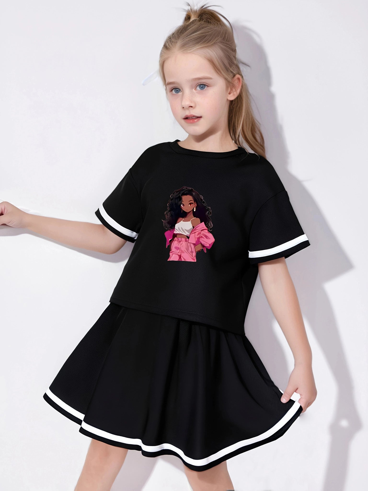 Girls Two-Piece Dress Set