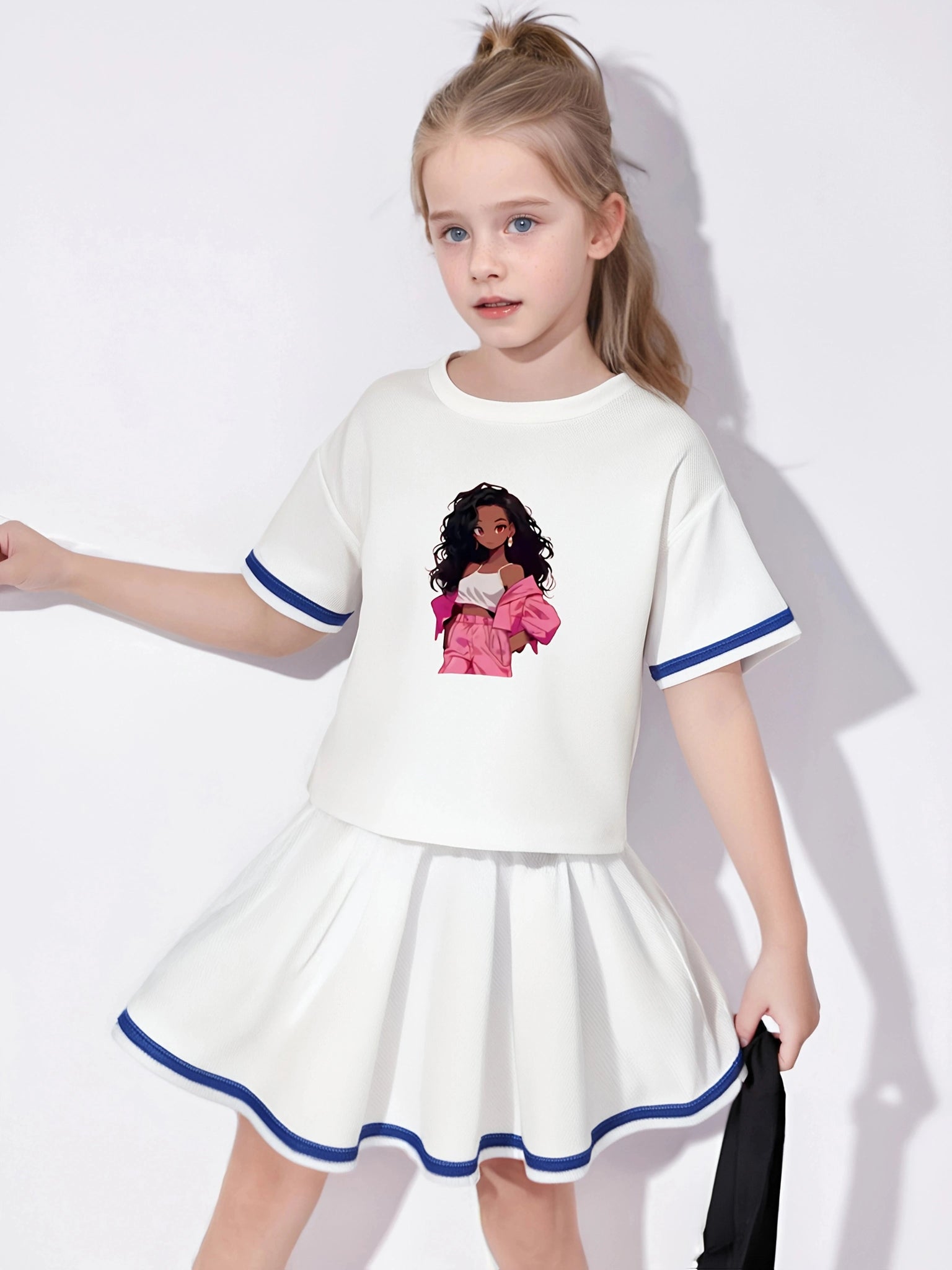 Girls Two-Piece Dress Set