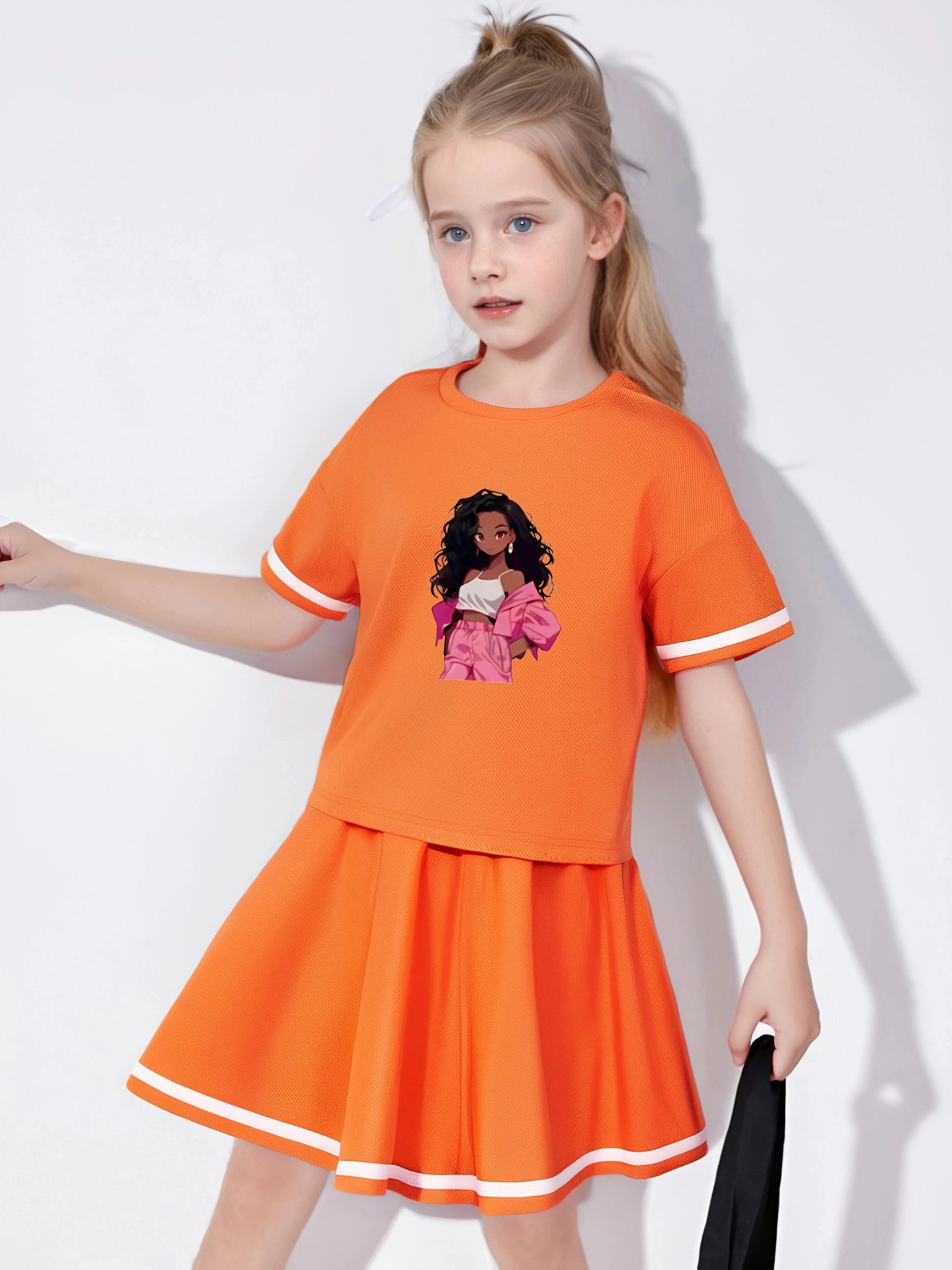 Girls Two-Piece Dress Set