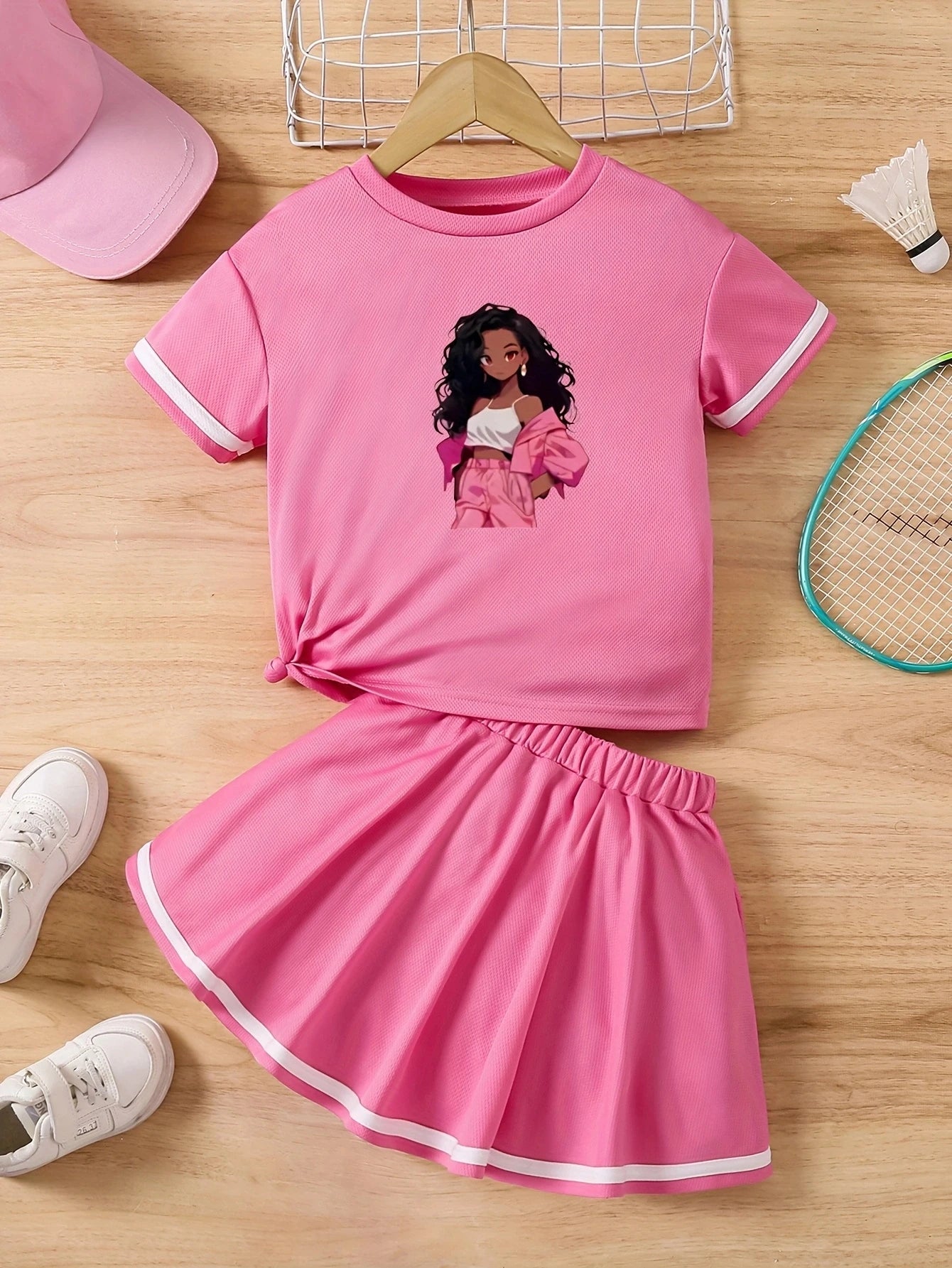 Girls Two-Piece Dress Set