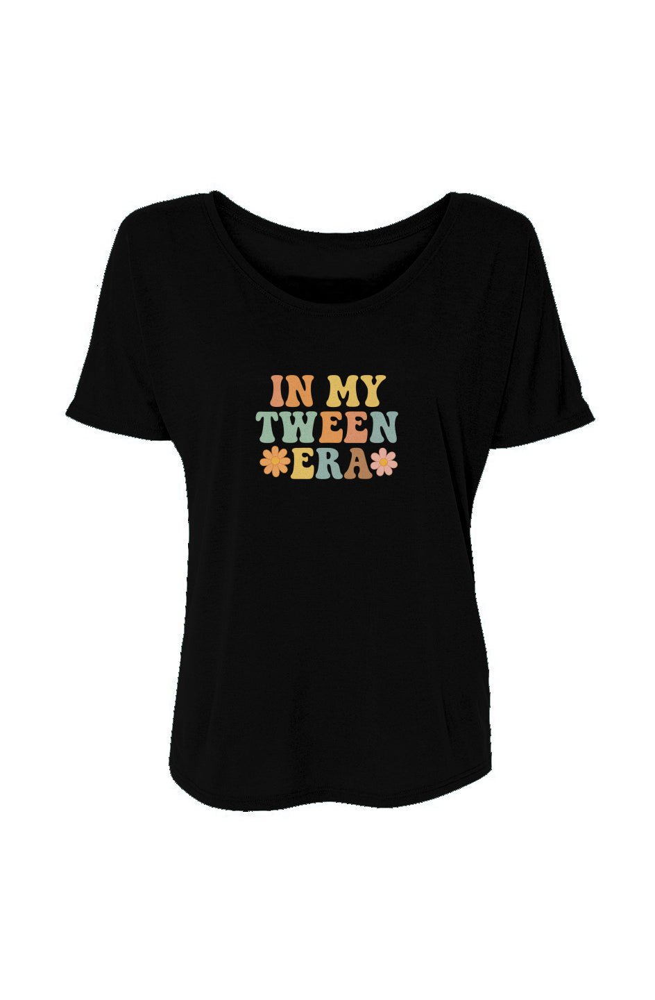 “In My Tween Era” Retro Oversized Tee for Girls & Tweens