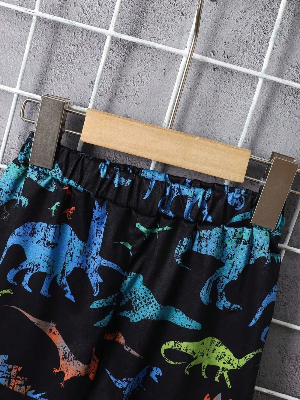 Kids Dinosaur Hoodie and Shorts Set – Fun Summer Outfit