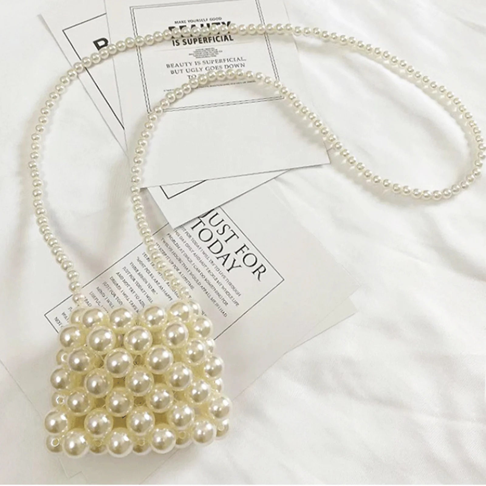 Kids Mini Pearl Purse
