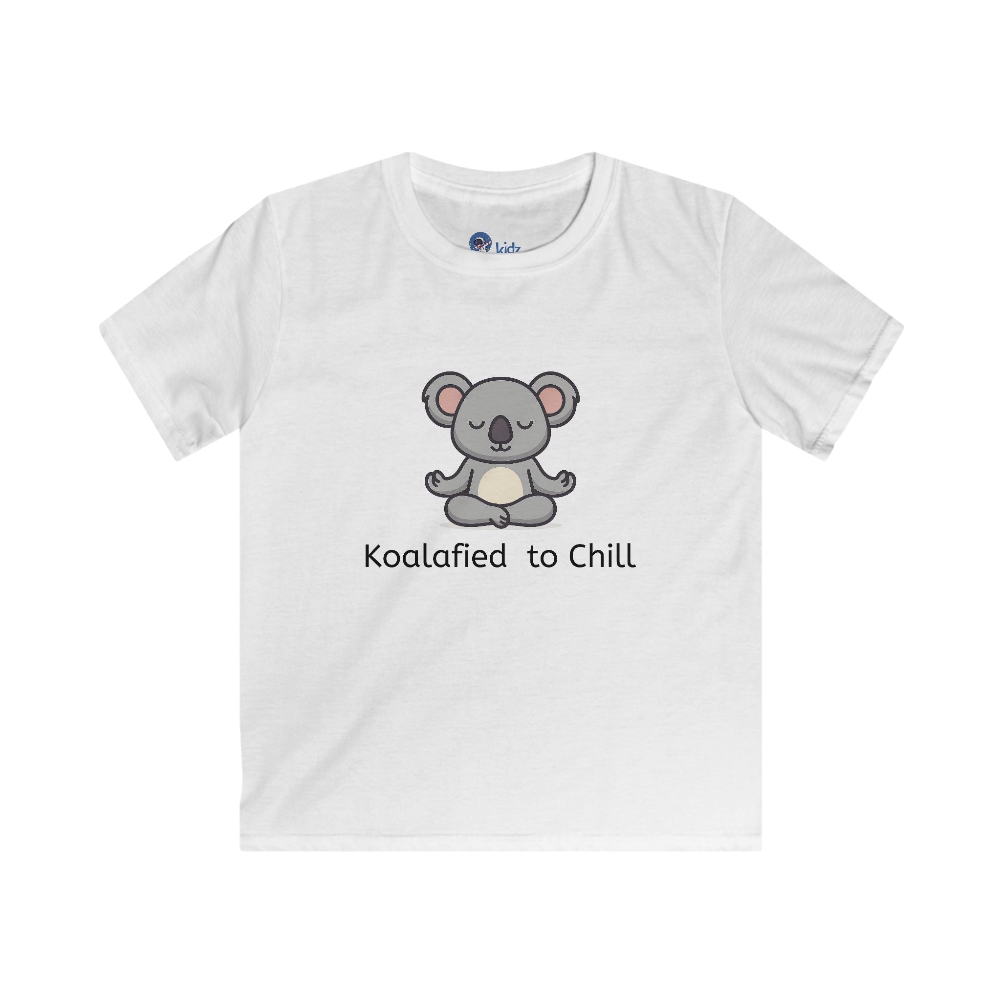 Koalafied to Chill Kids Softstyle Tee – Comfort and Calm for Young Minds