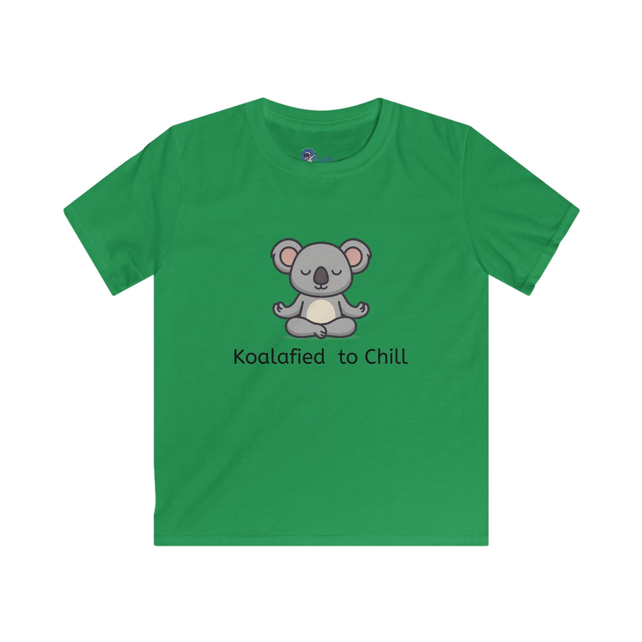 Koalafied to Chill Kids Softstyle Tee – Comfort and Calm for Young Minds