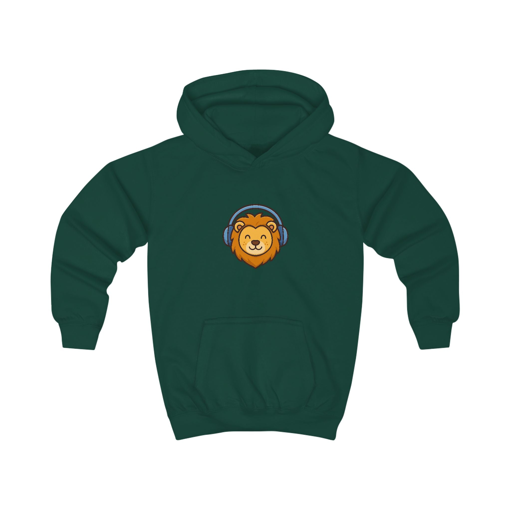 Playful Lion Kids Hoodie - Cozy & Fun for Young Fashionistas