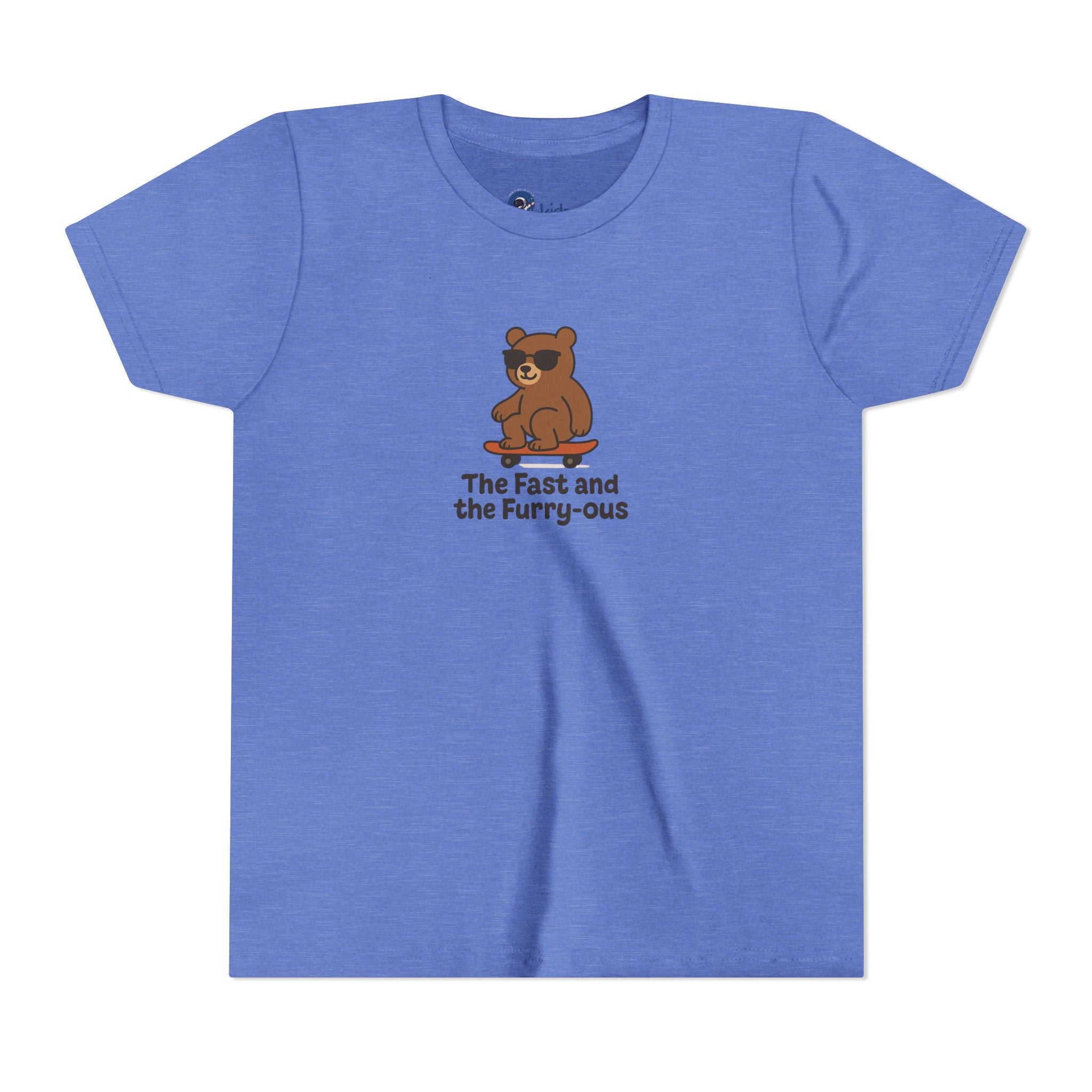 The Fast and the Furry-ous Youth Short Sleeve Tee - Fun Animal Tee for Kids