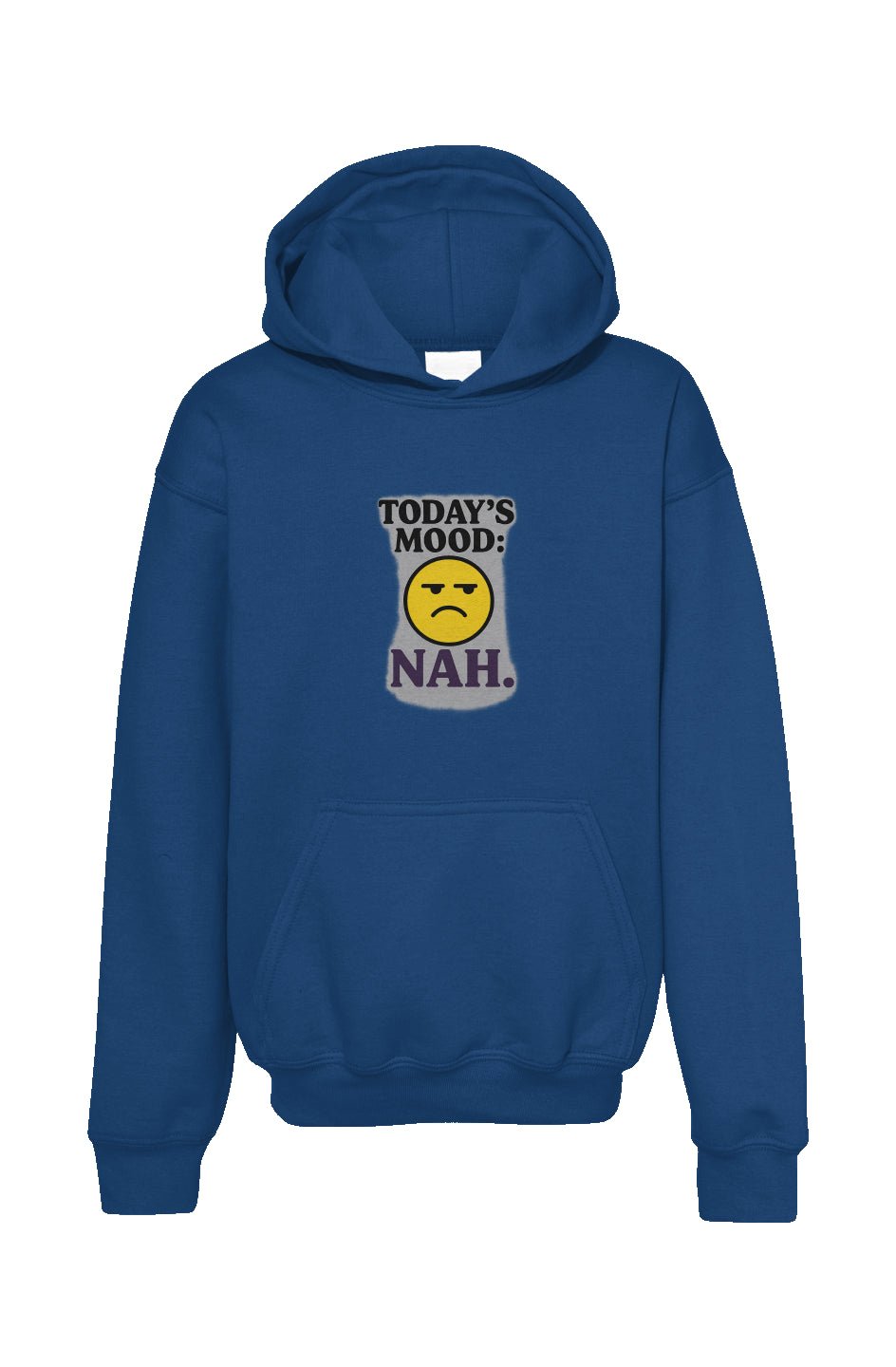 “Today’s Mood: Nah.” Emoji Hoodie – Youth Pullover Sweatshirt