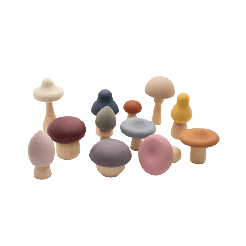 Mushroom Mix & Match Toy – 24pc | LYTL®️ - Rocketeer Kidz